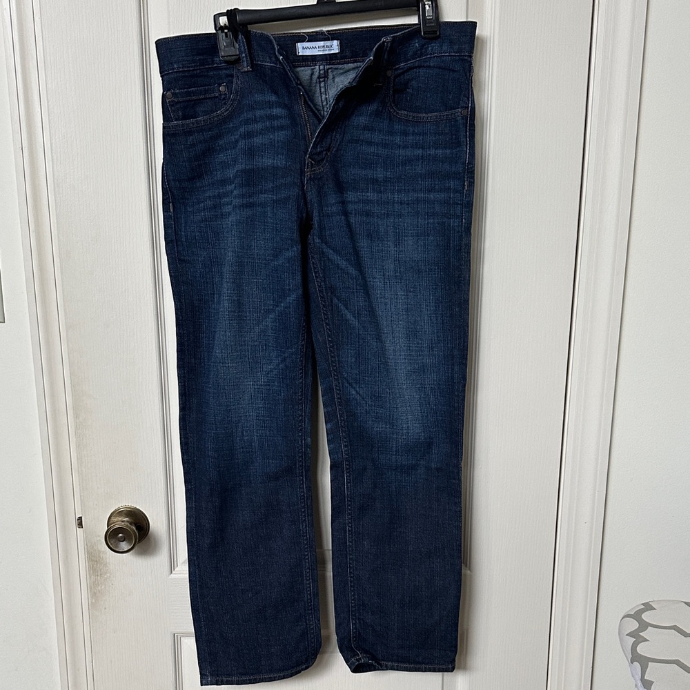 Banana Republic Dark Blue Boyfriend Jeans
